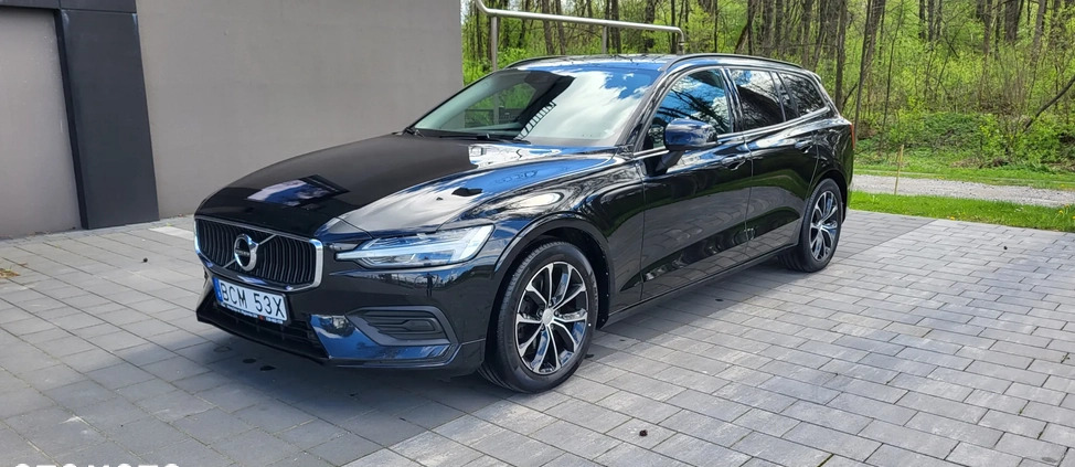 Volvo V60 cena 104550 przebieg: 77000, rok produkcji 2019 z Węgliniec małe 781